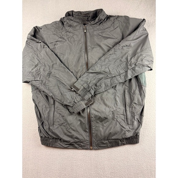 FootJoy DryJoys Tour Collection Jacket Men's XL Black Windbreaker Golf‎ Full Zip - Picture 1 of 15